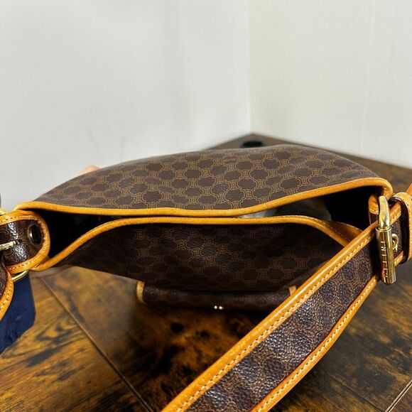 Celine Macadam Vintage Shoulder Bag Brown - Picture 9 of 16